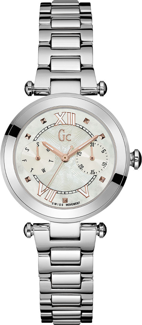 Gc Sport Chic Y06010L1 Gc Sport Chic Y06010L1Наручные часы<br>Швейцарские часы Gc Sport Chic Y06010L1<br><br>Пол: Женские<br>Страна-производитель: Швейцария<br>Механизм: Кварцевый<br>Материал корпуса: Сталь<br>Материал ремня/браслета: Сталь<br>Водозащита, диапазон: None<br>Стекло: Минеральное<br>Толщина корпуса: 9,5 мм<br>Стиль: None