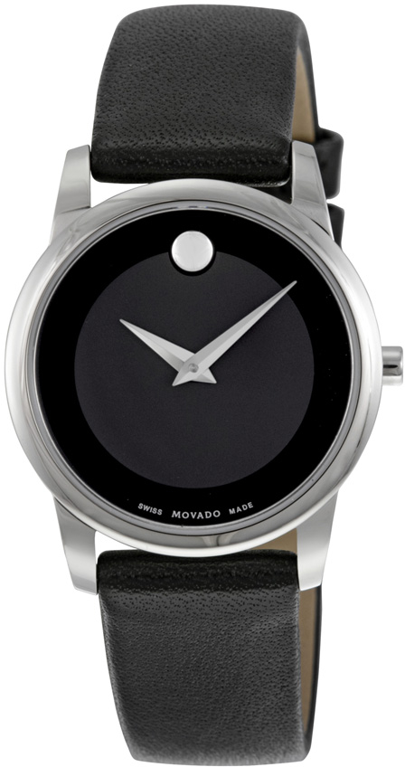 Movado Museum Classic 0606503 Movado Museum Classic 0606503Наручные часы<br>Швейцарские часы Movado Museum Classic 0606503<br><br>Пол: Женские<br>Страна-производитель: Швейцария<br>Механизм: Кварцевый<br>Материал корпуса: Сталь<br>Материал ремня/браслета: Кожа<br>Водозащита, диапазон: None<br>Стекло: Сапфировое<br>Толщина корпуса: None<br>Стиль: None