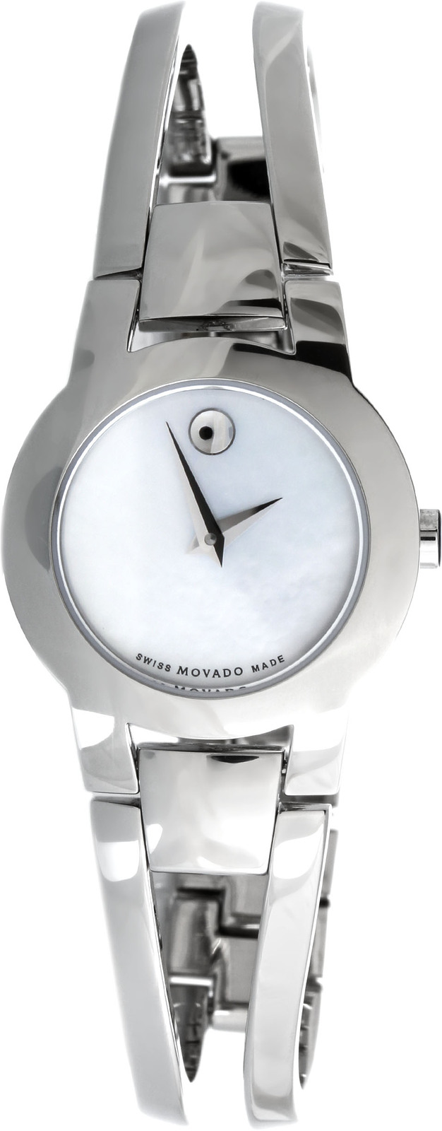 Movado Amorosa 606538 Movado Amorosa 606538Наручные часы<br>Швейцарские часы Movado Amorosa 606538Данная модель входит в коллекцию Amorosa. Это модные женские часы. Материал корпуса часов — сталь. В этой модели стоит сапфировое стекло. Водозащита этих часов 30 м. Цвет циферблата - белый. Циферблат часов содержит часы, минуты. Диаметр корпуса данной модели 30мм.<br><br>Пол: Женские<br>Страна-производитель: Швейцария<br>Механизм: Кварцевый<br>Материал корпуса: Сталь<br>Материал ремня/браслета: Сталь<br>Водозащита, диапазон: 20 - 100 м<br>Стекло: Сапфировое<br>Толщина корпуса: None<br>Стиль: Мода