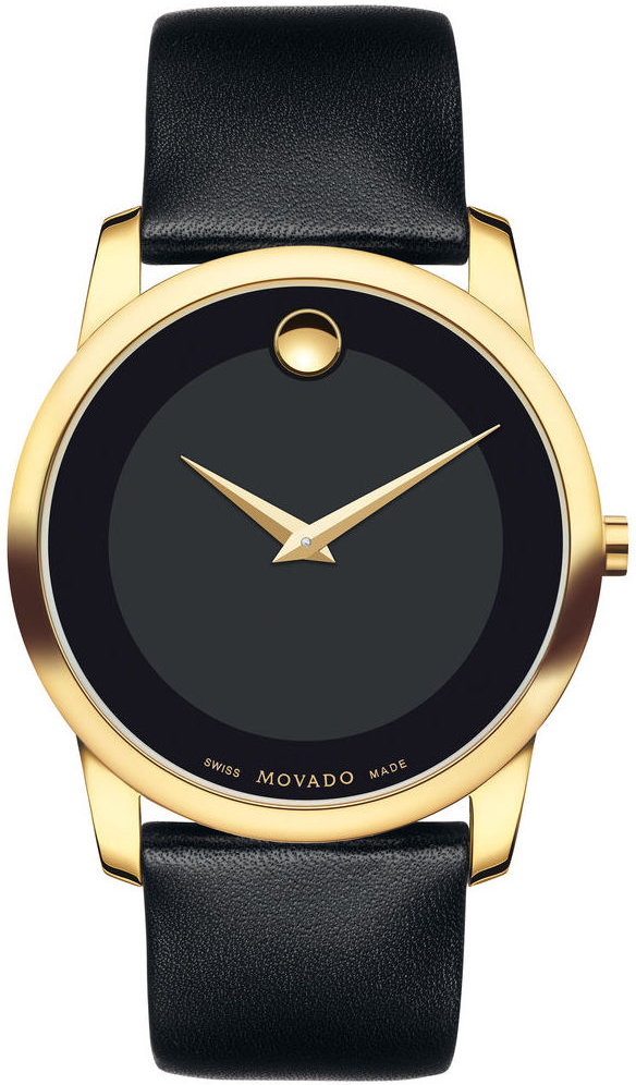 Movado Museum 0606876 Movado Museum 0606876Наручные часы<br>Швейцарские часы Movado Museum 0606876<br><br>Пол: Мужские<br>Страна-производитель: Швейцария<br>Механизм: Кварцевый<br>Материал корпуса: Сталь<br>Материал ремня/браслета: Кожа<br>Водозащита, диапазон: 20 - 100 м<br>Стекло: Сапфировое<br>Толщина корпуса: None<br>Стиль: Классика