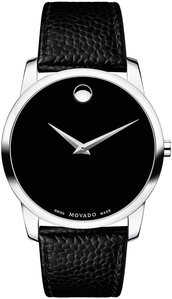 Movado Museum Classic 0607012 Movado Museum Classic 0607012Наручные часы<br>Швейцарские часы Movado Museum Classic 0607012<br><br>Пол: Мужские<br>Страна-производитель: Швейцария<br>Механизм: Кварцевый<br>Материал корпуса: Сталь<br>Материал ремня/браслета: Кожа<br>Водозащита, диапазон: None<br>Стекло: Сапфировое<br>Толщина корпуса: None<br>Стиль: None