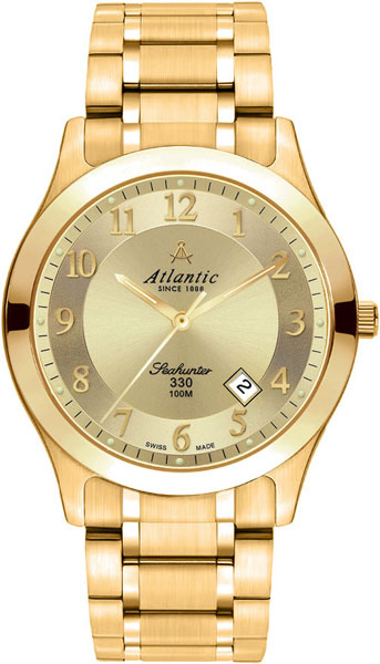 Atlantic Seahunter 100 71365.45.33 Atlantic Seahunter 100 71365.45.33Наручные часы<br>Швейцарские часы Atlantic Seahunter 100 71365.45.33<br><br>Пол: Мужские<br>Страна-производитель: Швейцария<br>Механизм: Кварцевый<br>Материал корпуса: Сталь<br>Материал ремня/браслета: Сталь<br>Водозащита, диапазон: None<br>Стекло: Сапфировое<br>Толщина корпуса: None<br>Стиль: None