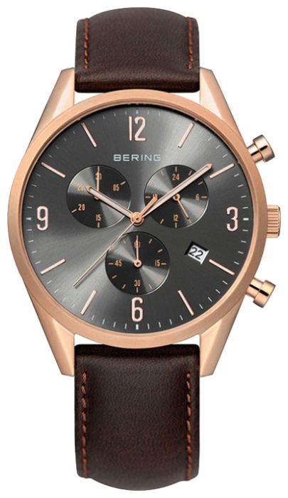 Bering 10542-562 Bering 10542-562Наручные часы<br>Датские часы Bering Classic 10542-562<br><br>Пол: Мужские<br>Страна-производитель: Дания<br>Механизм: Кварцевый<br>Материал корпуса: Сталь + PVD<br>Материал ремня/браслета: Кожа<br>Водозащита, диапазон: 30 - 60 м<br>Стекло: Сапфировое<br>Толщина корпуса: None<br>Стиль: Классика