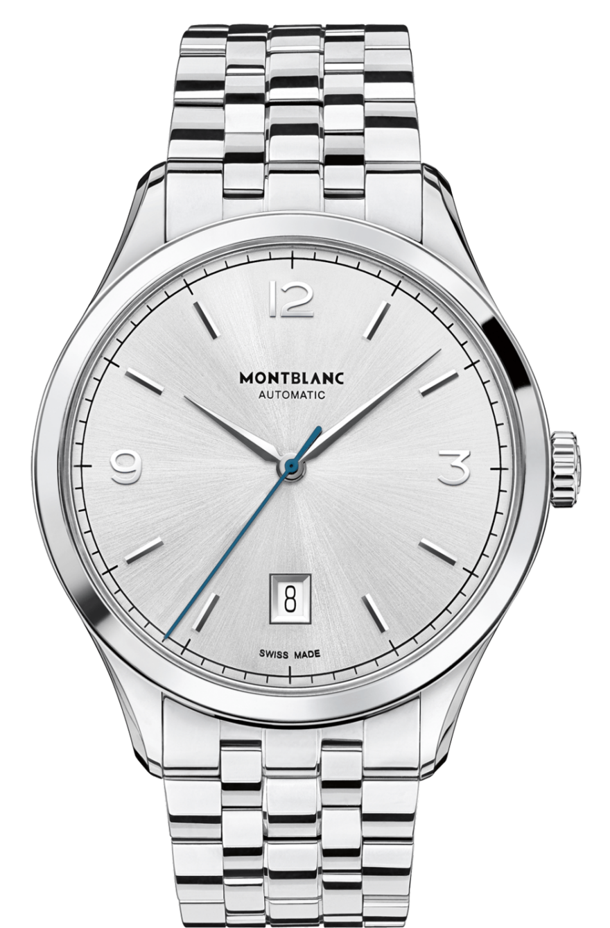 Montblanc Heritage 112532 Montblanc Heritage 112532Наручные часы<br>Швейцарские часы Montblanc Heritage Chronométrie Automatic 112532Создатели модели Montblanc Heritage Chronométrie Automatic отдали приоритет функциональности, выраженной через классические коды швейцарского часового искусства: элегантный лаконичный дизайн, серебристо-белый циферблат с отделкой солнечные лучи, накладные часовые метки с родиевым напылением, граненые часовая и минутная стрелки в форме мечей и вороненая центральная секундная стрелка, элегантный тонкий корпус диаметром 40 мм из нержавеющей стали. Выпуклое сапфировое стекло с двойным антибликовым покрытием. Механизм - Montblanc MB 24.09 - механический с автоподзаводом, 28800 полуколебаний/час, 25 камней, около 42 часов запас хода. Диаметр корпуса - 40 мм. Водозащита - 30 метров. <br><br>Пол: Мужские<br>Страна-производитель: Швейцария<br>Механизм: Механический<br>Материал корпуса: Сталь<br>Материал ремня/браслета: Сталь<br>Водозащита, диапазон: 20 - 100 м<br>Стекло: Сапфировое<br>Толщина корпуса: 7,65 мм<br>Стиль: Классика