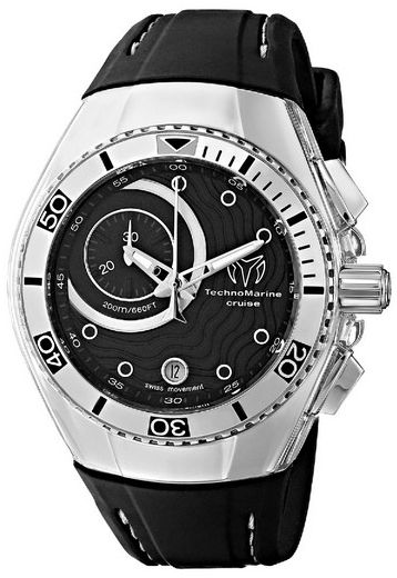 TechnoMarine Cruise One 114029 TechnoMarine Cruise One 114029Наручные часы<br>Швейцарские часы TechnoMarine Cruise One 114029<br><br>Пол: Мужские<br>Страна-производитель: Швейцария<br>Механизм: Кварцевый<br>Материал корпуса: Сталь<br>Материал ремня/браслета: Каучук<br>Водозащита, диапазон: None<br>Стекло: Сапфировое<br>Толщина корпуса: None<br>Стиль: None
