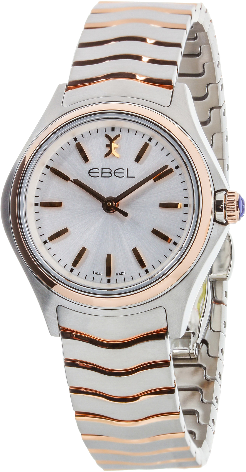 Ebel Wave 1216323 Ebel Wave 1216323Наручные часы<br>Швейцарские часы Ebel Wave 1216323<br><br>Пол: Женские<br>Страна-производитель: Швейцария<br>Механизм: Кварцевый<br>Материал корпуса: Сталь+Золото<br>Материал ремня/браслета: Сталь<br>Водозащита, диапазон: None<br>Стекло: Сапфировое<br>Толщина корпуса: None<br>Стиль: None