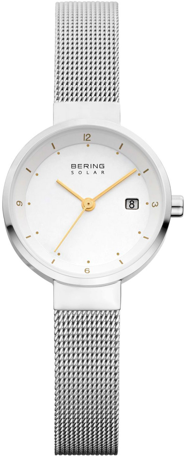 Bering Solar 14426-001 Bering Solar 14426-001Наручные часы<br>Датские часы Bering Solar 14426-001<br><br>Пол: Женские<br>Страна-производитель: Дания<br>Механизм: Кварцевый<br>Материал корпуса: Сталь<br>Материал ремня/браслета: Сталь<br>Водозащита, диапазон: None<br>Стекло: Сапфировое<br>Толщина корпуса: 7 мм<br>Стиль: None