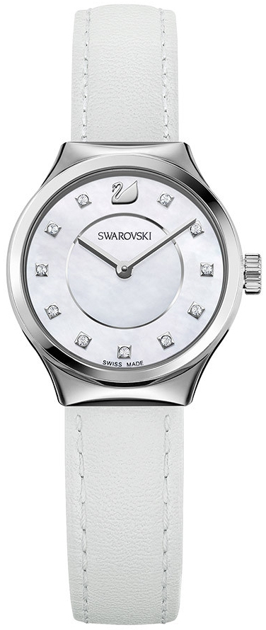 Swarovski Dreamy White 5199946 Swarovski Dreamy White 5199946Наручные часы<br>Швейцарские часы Swarovski Dreamy White 5199946<br><br>Пол: Женские<br>Страна-производитель: Швейцария<br>Механизм: None<br>Материал корпуса: Сталь<br>Материал ремня/браслета: Кожа<br>Водозащита, диапазон: None<br>Стекло: None<br>Толщина корпуса: None<br>Стиль: None
