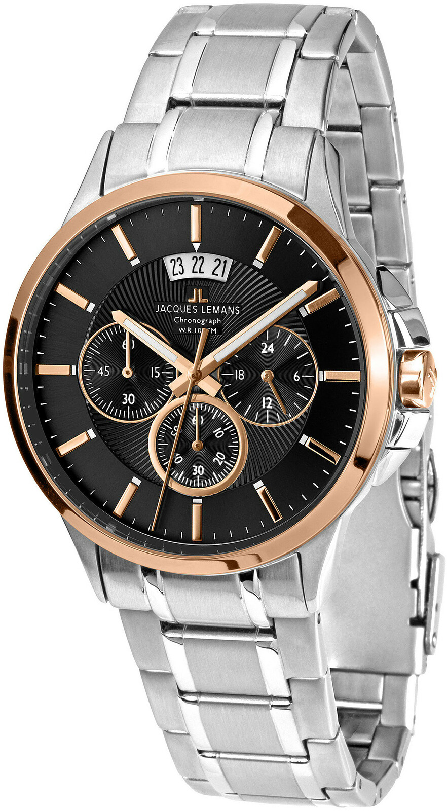 Jacques Lemans Sydney 1-1542J Jacques Lemans Sydney 1-1542JНаручные часы<br>Австрийские часы Jacques Lemans Sydney 1-1542J<br><br>Пол: Мужские<br>Страна-производитель: Австрия<br>Механизм: Кварцевый<br>Материал корпуса: Сталь<br>Материал ремня/браслета: Сталь<br>Водозащита, диапазон: None<br>Стекло: Минеральное<br>Толщина корпуса: None<br>Стиль: None