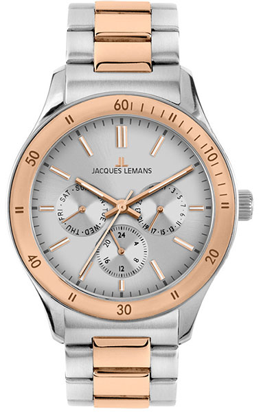 Jacques Lemans Rome 1-1691Zi Jacques Lemans Rome 1-1691ZiНаручные часы<br>Австрийские часы Jacques Lemans Rome 1-1691Zi<br><br>Пол: Мужские<br>Страна-производитель: Австрия<br>Механизм: Кварцевый<br>Материал корпуса: Сталь<br>Материал ремня/браслета: Сталь<br>Водозащита, диапазон: None<br>Стекло: Минеральное<br>Толщина корпуса: None<br>Стиль: None