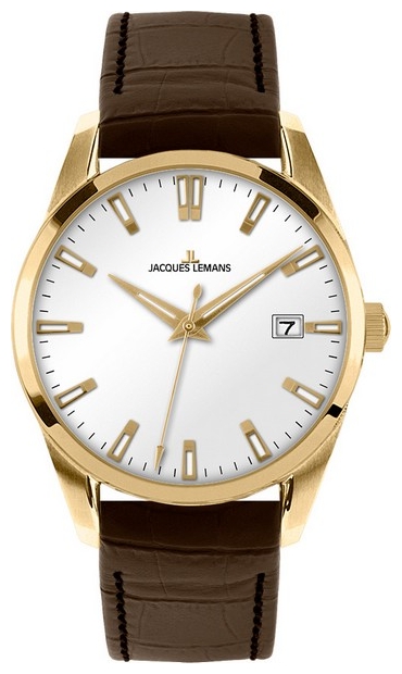 Jacques Lemans Liverpool 1-1769E Jacques Lemans Liverpool 1-1769EНаручные часы<br>Австрийские часы Jacques Lemans Liverpool 1-1769E<br><br>Пол: Мужские<br>Страна-производитель: Австрия<br>Механизм: Кварцевый<br>Материал корпуса: Сталь<br>Материал ремня/браслета: Кожа<br>Водозащита, диапазон: None<br>Стекло: Минеральное<br>Толщина корпуса: None<br>Стиль: None