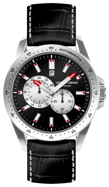 Jacques Lemans Liverpool 1-1775A Jacques Lemans Liverpool 1-1775AНаручные часы<br>Австрийские часы Jacques Lemans Liverpool 1-1775A<br><br>Пол: Мужские<br>Страна-производитель: Австрия<br>Механизм: Механический<br>Материал корпуса: Сталь<br>Материал ремня/браслета: Кожа<br>Водозащита, диапазон: None<br>Стекло: Минеральное<br>Толщина корпуса: 14 мм<br>Стиль: None