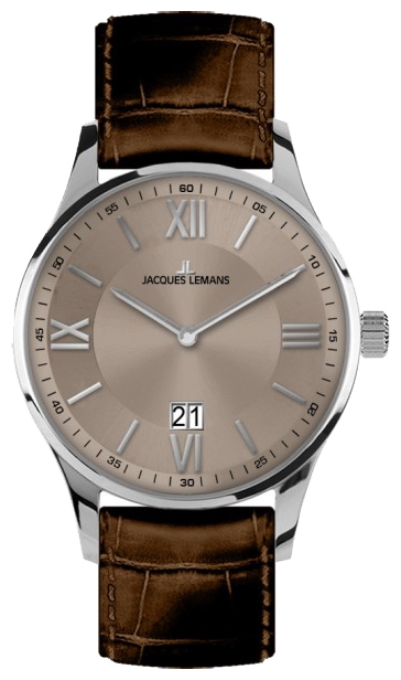 Jacques Lemans London 1-1845D Jacques Lemans London 1-1845DНаручные часы<br>Австрийские часы Jacques Lemans London 1-1845D<br><br>Пол: Мужские<br>Страна-производитель: Австрия<br>Механизм: Кварцевый<br>Материал корпуса: Сталь<br>Материал ремня/браслета: Кожа<br>Водозащита, диапазон: None<br>Стекло: Минеральное<br>Толщина корпуса: None<br>Стиль: None
