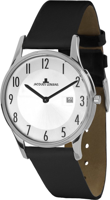 Jacques Lemans London 1-1850B Jacques Lemans London 1-1850BНаручные часы<br>Австрийские часы Jacques Lemans London 1-1850B<br><br>Пол: Мужские<br>Страна-производитель: Австрия<br>Механизм: Кварцевый<br>Материал корпуса: Сталь<br>Материал ремня/браслета: Кожа<br>Водозащита, диапазон: None<br>Стекло: Минеральное<br>Толщина корпуса: None<br>Стиль: None