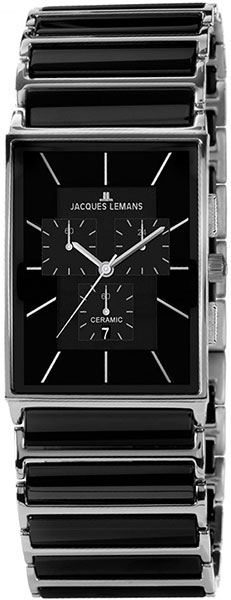 Jacques Lemans York 1-1900A Jacques Lemans York 1-1900AНаручные часы<br>Австрийские часы Jacques Lemans York 1-1900A<br><br>Пол: Мужские<br>Страна-производитель: Австрия<br>Механизм: Кварцевый<br>Материал корпуса: Сталь<br>Материал ремня/браслета: Сталь + Керамика<br>Водозащита, диапазон: None<br>Стекло: Сапфировое<br>Толщина корпуса: None<br>Стиль: None