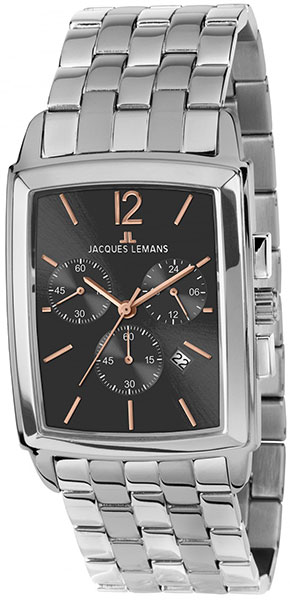 Jacques Lemans Bienne 1-1906G Jacques Lemans Bienne 1-1906GНаручные часы<br>Австрийские часы Jacques Lemans Bienne 1-1906G<br><br>Пол: Мужские<br>Страна-производитель: Австрия<br>Механизм: Кварцевый<br>Материал корпуса: Сталь<br>Материал ремня/браслета: Сталь<br>Водозащита, диапазон: None<br>Стекло: Минеральное<br>Толщина корпуса: None<br>Стиль: None