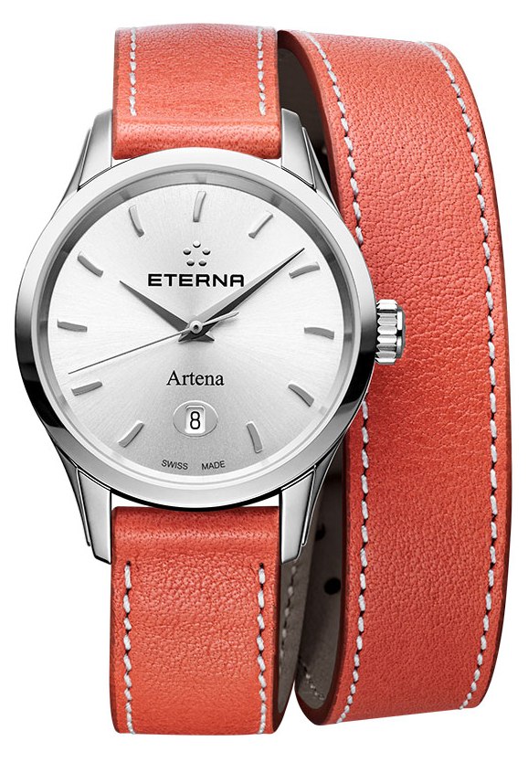 Eterna 2530.41.10.1350 Eterna 2530.41.10.1350Наручные часы<br>Швейцарские часы Eterna Artena 2530.41.10.1350Часы входят в модельный ряд коллекции Artena. Это женские часы. Материал корпуса часов — сталь. Стекло - сапфировое. Часы этой модели обладают водозащитой 30 м. Диаметр корпуса - 30 мм.<br><br>Пол: Женские<br>Страна-производитель: Швейцария<br>Механизм: Кварцевый<br>Материал корпуса: Сталь<br>Материал ремня/браслета: Кожа<br>Водозащита, диапазон: 20 - 100 м<br>Стекло: Сапфировое<br>Толщина корпуса: None<br>Стиль: Мода