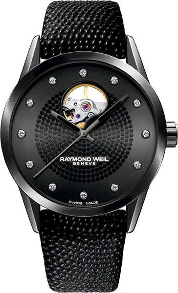 Raymond Weil Freelancer 2750-BK-20181 Raymond Weil Freelancer 2750-BK-20181Наручные часы<br>Швейцарские часы Raymond Weil Freelancer 2750-BK-20181<br><br>Пол: Женские<br>Страна-производитель: Швейцария<br>Механизм: Механический<br>Материал корпуса: Сталь<br>Материал ремня/браслета: Кожа<br>Водозащита, диапазон: None<br>Стекло: Сапфировое<br>Толщина корпуса: 9,7 мм<br>Стиль: None