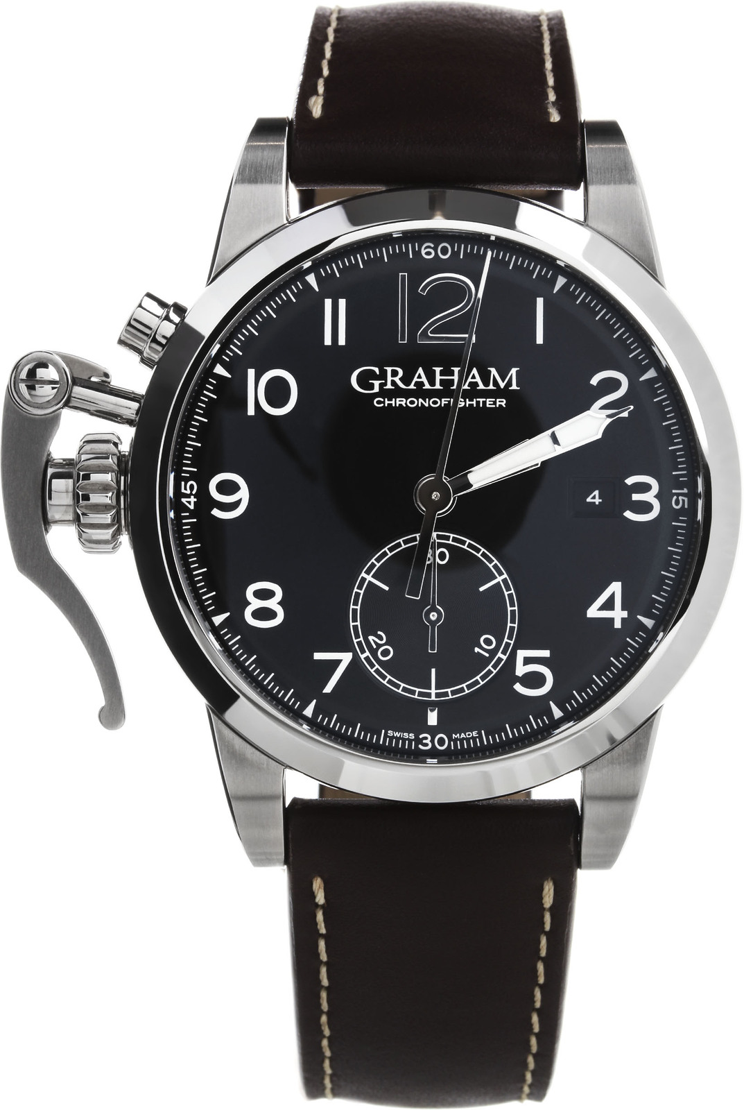 Graham Chronofighter 1695 2CXAS.B01A.L23S Graham Chronofighter 1695 2CXAS.B01A.L23SНаручные часы<br>Швейцарские часы Graham Chronofighter 1695 2CXAS.B01A.L23S Часы принадежат коллекции Chronofighter 1695 . Это модные мужские часы. Материал корпуса часов — сталь. Стекло - сапфировое. Часы выдерживают давление на глубине 50 м. Основной цвет циферблата черный. Циферблат часов содержит часы, минуты, секунды. В этих часах используются такие усложнения как дата, хронограф. Диаметр корпуса часов составляет 42 мм.<br><br>Пол: Мужские<br>Страна-производитель: None<br>Механизм: Механический<br>Материал корпуса: Сталь<br>Материал ремня/браслета: Кожа<br>Водозащита, диапазон: None<br>Стекло: Сапфировое<br>Толщина корпуса: None<br>Стиль: Спорт