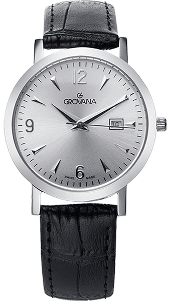 Grovana Traditional 3230.1532 Grovana Traditional 3230.1532Наручные часы<br>Швейцарские часы Grovana Traditional 3230.1532<br><br>Пол: Женские<br>Страна-производитель: Швейцария<br>Механизм: Кварцевый<br>Материал корпуса: Сталь<br>Материал ремня/браслета: Кожа<br>Водозащита, диапазон: None<br>Стекло: Сапфировое<br>Толщина корпуса: None<br>Стиль: None