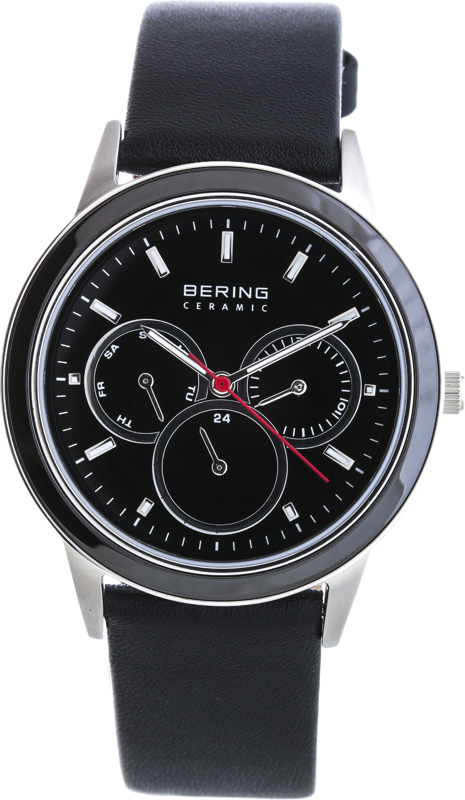 Bering Ceramic 33840-442 Bering Ceramic 33840-442Наручные часы<br>Датские часы Bering Ceramic 33840-442<br><br>Пол: Мужские<br>Страна-производитель: Дания<br>Механизм: Кварцевый<br>Материал корпуса: Сталь+керамика<br>Материал ремня/браслета: Кожа<br>Водозащита, диапазон: 20 - 100 м<br>Стекло: Минеральное<br>Толщина корпуса: None<br>Стиль: Классика