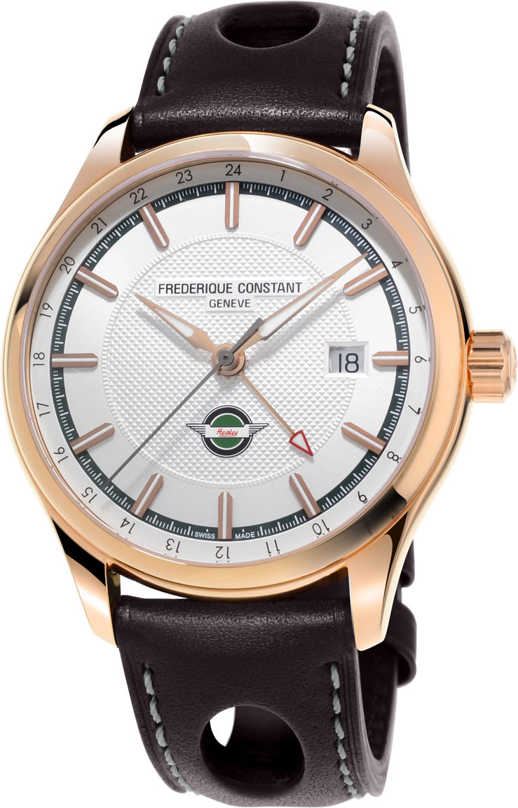 Frederique Constant Vintage Rally Healey Automatic FC-350HVG5B4 Frederique Constant Vintage Rally Healey Automatic FC-350HVG5B4Наручные часы<br>Швейцарские часы Frederique Constant Runabout FC-350HVG5B4<br><br>Пол: Мужские<br>Страна-производитель: Швейцария<br>Механизм: Механический<br>Материал корпуса: Сталь<br>Материал ремня/браслета: Кожа<br>Водозащита, диапазон: 20 - 100 м<br>Стекло: Сапфировое<br>Толщина корпуса: 13 мм<br>Стиль: Классика