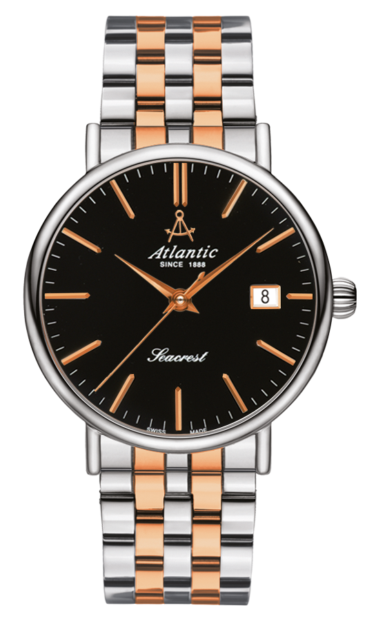Atlantic Seacrest 50356.43.61R Atlantic Seacrest 50356.43.61RНаручные часы<br>Швейцарские часы Atlantic Seacrest 50356.43.61R<br><br>Пол: Мужские<br>Страна-производитель: Швейцария<br>Механизм: Кварцевый<br>Материал корпуса: Сталь<br>Материал ремня/браслета: Сталь<br>Водозащита, диапазон: None<br>Стекло: Сапфировое<br>Толщина корпуса: None<br>Стиль: None