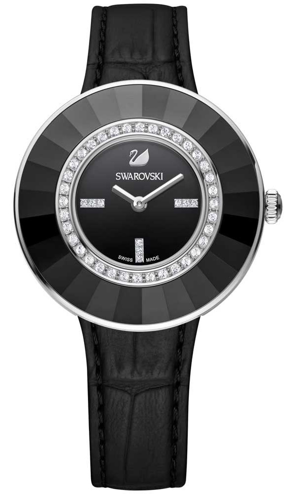 Swarovski 5182252 Swarovski 5182252Наручные часы<br>Швейцарские часы Swarovski Octea Dressy Black 5182252<br><br>Пол: Женские<br>Страна-производитель: Швейцария<br>Механизм: Кварцевый<br>Материал корпуса: Сталь<br>Материал ремня/браслета: Кожа<br>Водозащита, диапазон: 20 - 100 м<br>Стекло: Сапфировое<br>Толщина корпуса: None<br>Стиль: Мода