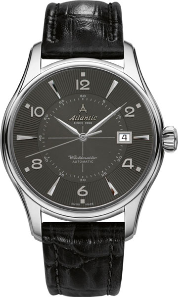 Atlantic Worldmaster 52752.41.45S Atlantic Worldmaster 52752.41.45SНаручные часы<br>Швейцарские часы Atlantic Worldmaster 52752.41.45S<br><br>Пол: Мужские<br>Страна-производитель: Швейцария<br>Механизм: Механический<br>Материал корпуса: Сталь<br>Материал ремня/браслета: Кожа<br>Водозащита, диапазон: 20 - 100 м<br>Стекло: Сапфировое<br>Толщина корпуса: None<br>Стиль: Классика