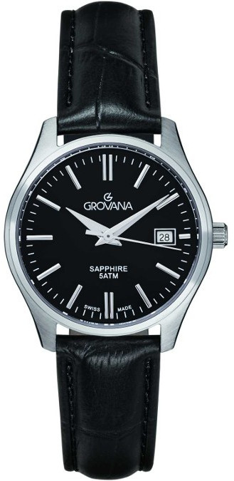Grovana Ceramic 5568.1537 Grovana Ceramic 5568.1537Наручные часы<br>Швейцарские часы Grovana Ceramic 5568.1537<br><br>Пол: Женские<br>Страна-производитель: Швейцария<br>Механизм: Кварцевый<br>Материал корпуса: Сталь<br>Материал ремня/браслета: Кожа<br>Водозащита, диапазон: None<br>Стекло: Сапфировое<br>Толщина корпуса: None<br>Стиль: None