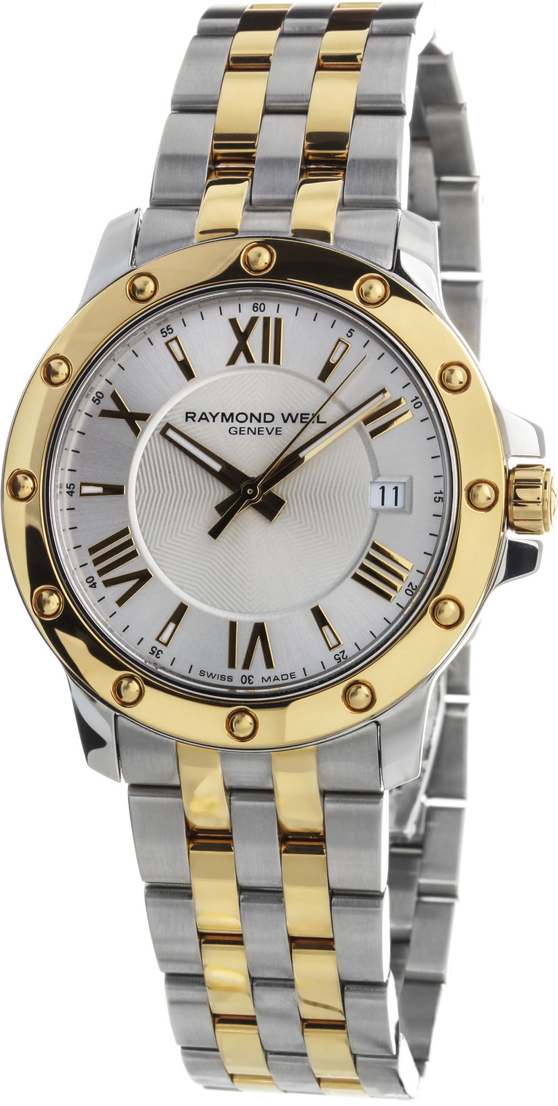 Raymond Weil Tango 5599-STP-00657 Raymond Weil Tango 5599-STP-00657Наручные часы<br>Швейцарские часы Raymond Weil Tango 5599-STP-00657Данная модель входит в коллекцию Tango. Это настоящие мужские часы. Материал корпуса часов — сталь+золото. Циферблат часов защищает сапфировое стекло. Водозащита этой модели 50 м.<br><br>Пол: Мужские<br>Страна-производитель: Швейцария<br>Механизм: Кварцевый<br>Материал корпуса: Сталь+Золото<br>Материал ремня/браслета: Сталь+Золото<br>Водозащита, диапазон: 20 - 100 м<br>Стекло: Сапфировое<br>Толщина корпуса: None<br>Стиль: None