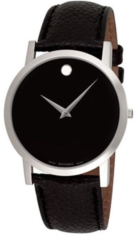 Movado Museum Classic 606179 Movado Museum Classic 606179Наручные часы<br>Швейцарские часы Movado Museum Classic 606179Часы принадежат коллекции Museum Classic. Это стильные мужские часы. Материал корпуса часов — сталь. В этой модели стоит сапфировое стекло. Водозащита этих часов 30 м. Основной цвет циферблата черный. Циферблат содержит часы, минуты. Часы обладают корпусом 38мм.<br><br>Пол: Мужские<br>Страна-производитель: Швейцария<br>Механизм: Кварцевый<br>Материал корпуса: Сталь<br>Материал ремня/браслета: Кожа<br>Водозащита, диапазон: 20 - 100 м<br>Стекло: Сапфировое<br>Толщина корпуса: None<br>Стиль: Классика