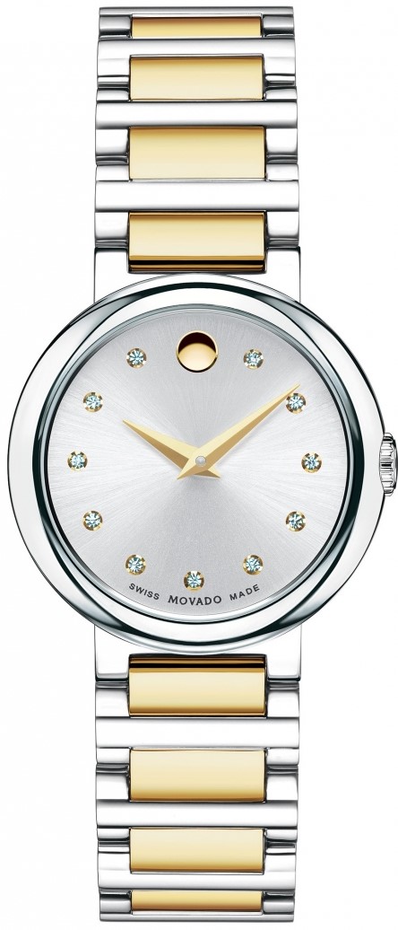 Movado Concerto 0606790 Movado Concerto 0606790Наручные часы<br>Швейцарские часы Movado Concerto 0606790<br><br>Пол: Женские<br>Страна-производитель: Швейцария<br>Механизм: Кварцевый<br>Материал корпуса: Сталь<br>Материал ремня/браслета: Сталь+золото<br>Водозащита, диапазон: 20 - 100 м<br>Стекло: Сапфировое<br>Толщина корпуса: None<br>Стиль: Классика