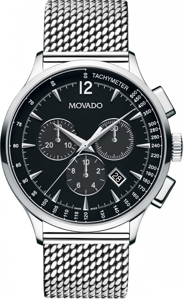 Movado Circa 0606803 Movado Circa 0606803Наручные часы<br>Швейцарские часы Movado Circa 0606803<br><br>Пол: Мужские<br>Страна-производитель: Швейцария<br>Механизм: Кварцевый<br>Материал корпуса: Сталь<br>Материал ремня/браслета: Сталь<br>Водозащита, диапазон: 20 - 100 м<br>Стекло: Сапфировое<br>Толщина корпуса: None<br>Стиль: Классика