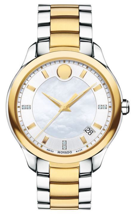 Movado 0606979 Movado 0606979Наручные часы<br>Швейцарские часы Movado Bellina 0606979<br><br>Пол: Женские<br>Страна-производитель: Швейцария<br>Механизм: Кварцевый<br>Материал корпуса: Сталь<br>Материал ремня/браслета: Сталь<br>Водозащита, диапазон: 20 - 100 м<br>Стекло: Сапфировое<br>Толщина корпуса: None<br>Стиль: Мода