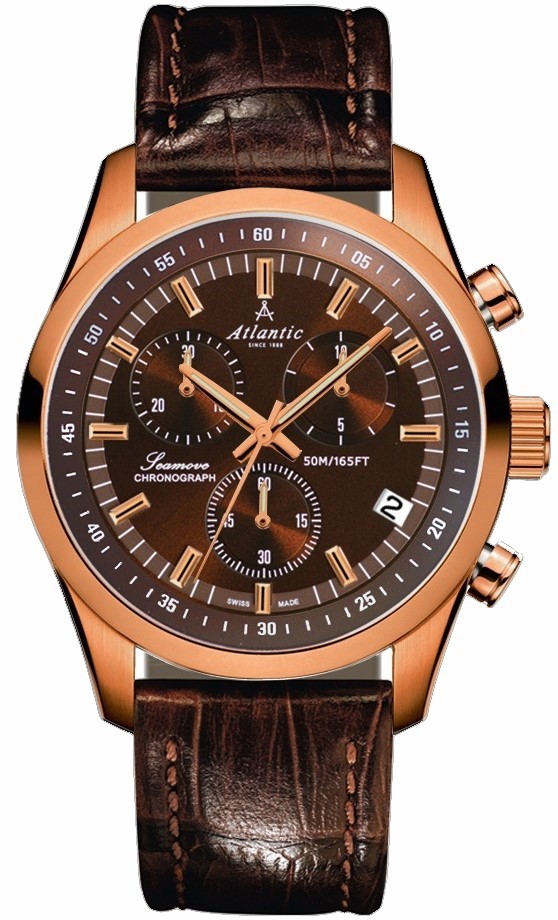 Atlantic Seacrest 65451.44.81 Atlantic Seacrest 65451.44.81Наручные часы<br>Швейцарские часы Atlantic Seacrest 65451.44.81<br><br>Пол: Мужские<br>Страна-производитель: Швейцария<br>Механизм: Кварцевый<br>Материал корпуса: Сталь<br>Материал ремня/браслета: Кожа<br>Водозащита, диапазон: 20 - 100 м<br>Стекло: Сапфировое<br>Толщина корпуса: None<br>Стиль: Спорт