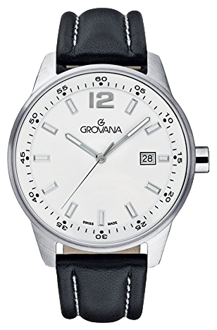 Grovana 7015.1533 Grovana 7015.1533Наручные часы<br>Швейцарские часы Grovana Contemporary 7015.1533<br><br>Пол: Мужские<br>Страна-производитель: Швейцария<br>Механизм: Кварцевый<br>Материал корпуса: Сталь<br>Материал ремня/браслета: Кожа<br>Водозащита, диапазон: 30 - 60 м<br>Стекло: Сапфировое<br>Толщина корпуса: None<br>Стиль: Классика