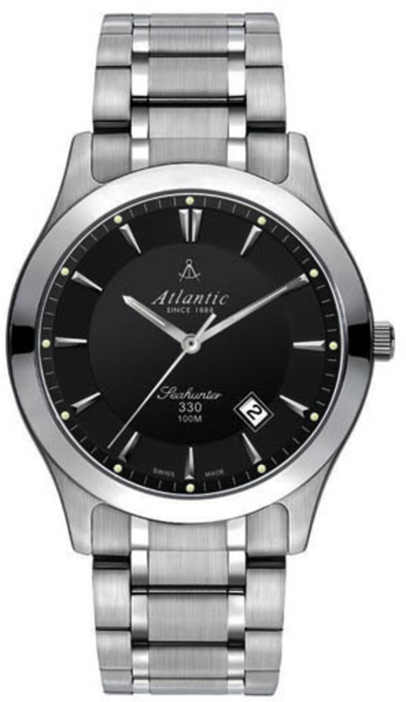 Atlantic 71365.41.61 Atlantic 71365.41.61Наручные часы<br>Швейцарские часы Atlantic Seahunter 71365.41.61<br><br>Пол: Мужские<br>Страна-производитель: Швейцария<br>Механизм: Кварцевый<br>Материал корпуса: Сталь<br>Материал ремня/браслета: Сталь<br>Водозащита, диапазон: 20 - 100 м<br>Стекло: Сапфировое<br>Толщина корпуса: None<br>Стиль: Классика