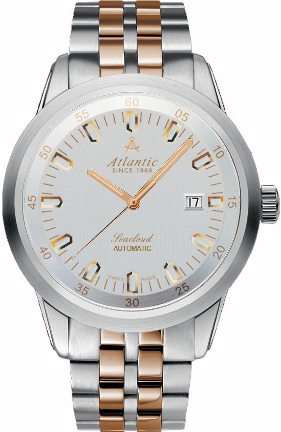 Atlantic Seacloud 73365.43.21R Atlantic Seacloud 73365.43.21RНаручные часы<br>Швейцарские часы Atlantic Seacloud 73365.43.21R<br><br>Пол: Мужские<br>Страна-производитель: Швейцария<br>Механизм: Кварцевый<br>Материал корпуса: Сталь<br>Материал ремня/браслета: Сталь+золото<br>Водозащита, диапазон: 100 - 150 м<br>Стекло: Сапфировое<br>Толщина корпуса: None<br>Стиль: Классика