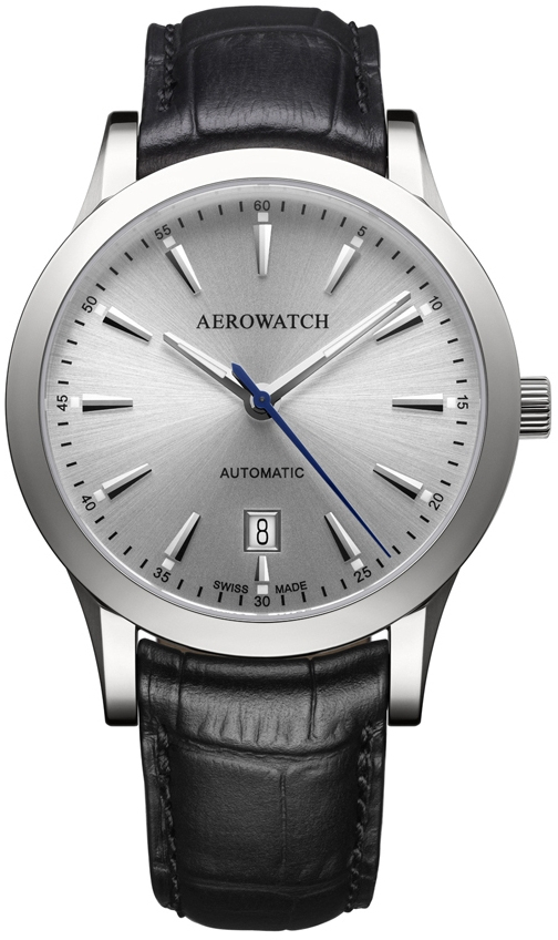 Aerowatch Les Grandes Classiques 60947 AA01 Aerowatch Les Grandes Classiques 60947 AA01Наручные часы<br>Швейцарские часы Aerowatch Les Grandes Classiques 60947 AA01<br><br>Для кого?: Мужские<br>Страна-производитель: Швейцария<br>Механизм: Механический<br>Материал корпуса: Сталь<br>Материал ремня/браслета: Кожа<br>Водозащита, диапазон: 20 - 100 м<br>Стекло: Сапфировое<br>Толщина корпуса: 10 мм<br>Стиль: Классика