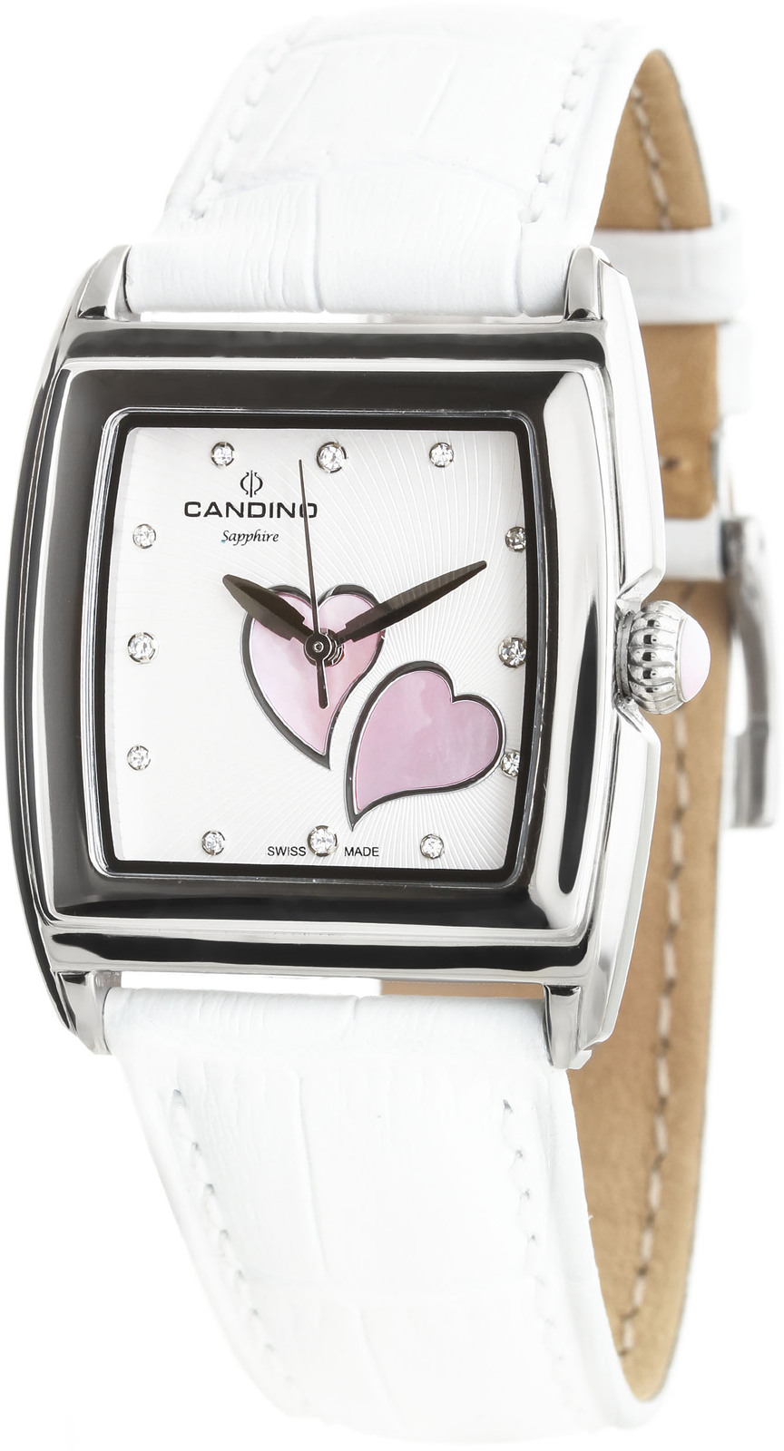 Candino Elegance C4475/2 Candino Elegance C4475/2Наручные часы<br>Швейцарские часы Candino Elegance C4475/2Данная модель — яркий представитель коллекции Elegance . Это великолепные женские часы. Материал корпуса часов — сталь. Циферблат часов защищает сапфировое стекло. Водозащита - 50 м.<br><br>Для кого?: Женские<br>Страна-производитель: Швейцария<br>Механизм: Кварцевый<br>Материал корпуса: Сталь<br>Материал ремня/браслета: Кожа<br>Водозащита, диапазон: 20 - 100 м<br>Стекло: Сапфировое<br>Толщина корпуса/: <br>Стиль/:
