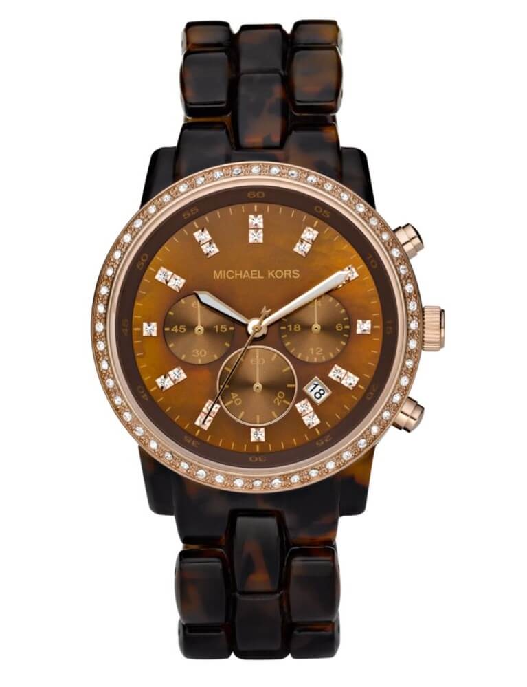 Michael Kors Showstopper MK5366 Michael Kors Showstopper MK5366Наручные часы<br>Швейцарские часы Michael Kors Showstopper MK5366Данная модель — яркий представитель коллекции Showstopper. Это стильные женские часы. Материал корпуса часов — сталь+золото. В этих часах используется минеральное стекло. Водозащита - 100 м. Основной цвет циферблата коричневый. Циферблат модели содержит часы, минуты, секунды. В этих часах используются такие усложнения как дата, хронограф. Корпус часов в диаметре 50мм.<br><br>Для кого?: Женские<br>Страна-производитель/: <br>Механизм: Кварцевый<br>Материал корпуса: Сталь+золото<br>Материал ремня/браслета: Сталь<br>Водозащита, диапазон/: <br>Стекло: Минеральное<br>Толщина корпуса: 14<br>Стиль: Спорт