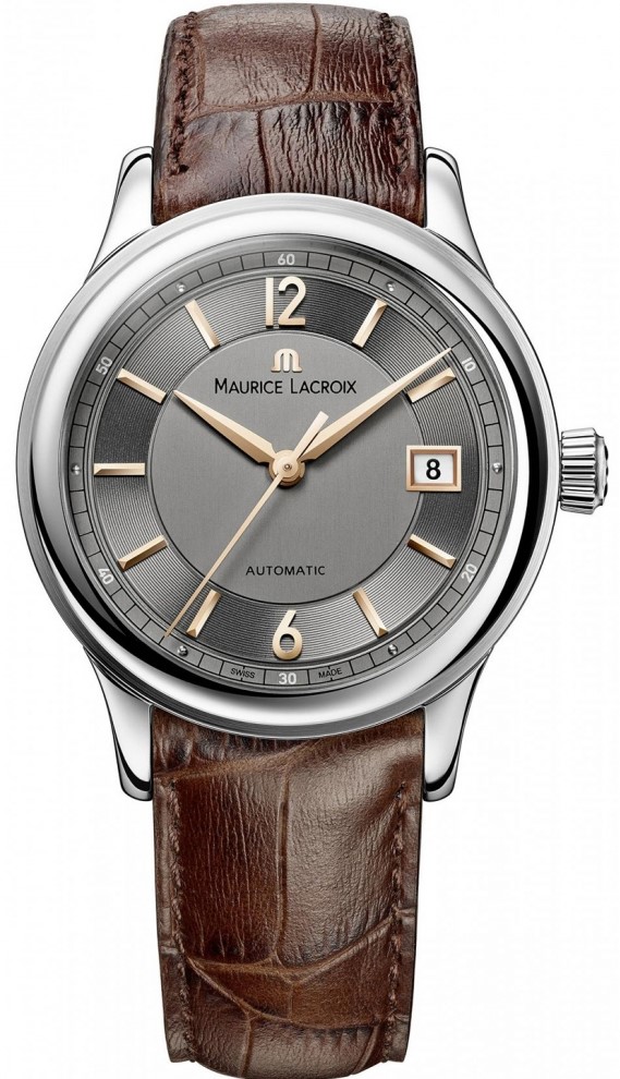 Maurice Lacroix Les Classiques LC6027-SS001-321-2 Maurice Lacroix Les Classiques LC6027-SS001-321-2Наручные часы<br>Швейцарские часы Maurice Lacroix Les Classiques LC6027-SS001-321-2Представленная модель входит в коллекцию Les Classiques. Это мужские часы. Материал корпуса часов — сталь. В этой модели стоит сапфировое стекло. Часы этой модели обладают водозащитой 30 м. Циферблат модели содержит часы, секунды. В этой модели используются такие усложнения как дата, . Часы обладают корпусом 38мм.<br><br>Для кого?: Мужские<br>Страна-производитель: Швейцария<br>Механизм: Механический<br>Материал корпуса: Сталь<br>Материал ремня/браслета: Кожа<br>Водозащита, диапазон: 20 - 100 м<br>Стекло: Сапфировое<br>Толщина корпуса: 10 мм<br>Стиль: Классика