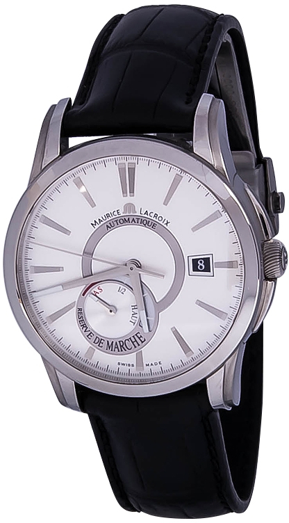 Maurice Lacroix Рontos PT6168-SS001-130 Maurice Lacroix Рontos PT6168-SS001-130Наручные часы<br>Швейцарские часы Maurice Lacroix Рontos PT6168-SS001-130Модель входит в коллекцию Рontos. Это стильные Мужские часы. Материал корпуса часов — Сталь. Ремень — Кожа. Стекло - Сапфировое. Часы выдерживают давление на глубине 50 м. Цвет циферблата - Серый. Часы обладают корпусом 40мм.<br><br>Для кого?: Мужские<br>Страна-производитель: Швейцария<br>Механизм: Механический<br>Материал корпуса: Сталь<br>Материал ремня/браслета: Кожа<br>Водозащита, диапазон: 20 - 100 м<br>Стекло: Сапфировое<br>Толщина корпуса/: <br>Стиль: Классика
