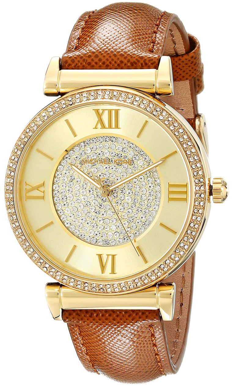 Michael Kors Catlin MK2375 Michael Kors Catlin MK2375Наручные часы<br>Американские часы Michael Kors Catlin MK2375<br><br>Для кого?: Женские<br>Страна-производитель: США<br>Механизм: Кварцевый<br>Материал корпуса: Сталь<br>Материал ремня/браслета: Кожа<br>Водозащита, диапазон: 20 - 100 м<br>Стекло: Минеральное<br>Толщина корпуса: 9 мм<br>Стиль: Классика