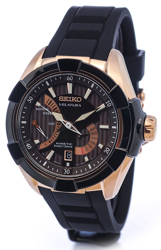Seiko Velatura SRH020P1 Seiko Velatura SRH020P1Наручные часы<br>Японские часы Seiko Velatura SRH020P1Часы входят в модельный ряд коллекции Velatura . Это настоящие Мужские часы. Материал корпуса часов — Сталь. Ремень — Каучук. В этих часах используется Сапфировое стекло. Водозащита этих часов 100 м. Основной цвет циферблата Коричневый. Циферблат содержит часы, минуты, секунды. В данной модели используются следующие усложнения: дата, день недели, запас хода, . Диаметр корпуса данной модели 46,3мм.<br><br>Для кого?: Мужские<br>Страна-производитель/: <br>Механизм: Кинетик<br>Материал корпуса: Сталь<br>Материал ремня/браслета: Каучук<br>Водозащита, диапазон/: <br>Стекло: Сапфировое<br>Толщина корпуса: 12 мм<br>Стиль: Классика