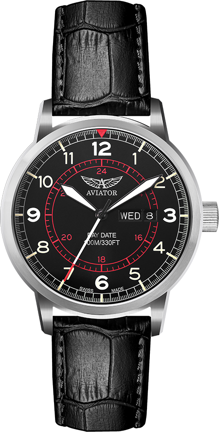 Aviator Kingcobra V.1.17.0.103.4 Aviator Kingcobra V.1.17.0.103.4Наручные часы<br>Швейцарские часы Aviator Kingcobra V.1.17.0.103.4<br><br>Пол: Мужские<br>Страна-производитель: Швейцария<br>Механизм: Кварцевый<br>Материал корпуса: Сталь<br>Материал ремня/браслета: Кожа<br>Водозащита, диапазон: 100 - 150 м<br>Стекло: Сапфировое<br>Толщина корпуса: 12 мм<br>Стиль: Классика