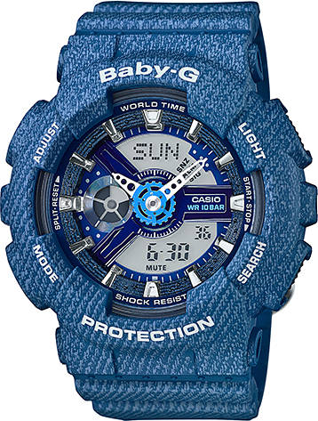 Casio Baby-G BA-110DC-2A2 Casio Baby-G BA-110DC-2A2Наручные часы<br>Японские часы Casio Baby-G BA-110DC-2A2<br><br>Пол: Женские<br>Страна-производитель: Япония<br>Механизм: Кварцевый<br>Материал корпуса: Пластик<br>Материал ремня/браслета: Каучук<br>Водозащита, диапазон: None<br>Стекло: Минеральное<br>Толщина корпуса: 15,8 мм<br>Стиль: None