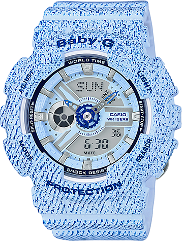 Casio Baby-G BA-110DC-2A3 Casio Baby-G BA-110DC-2A3Наручные часы<br>Японские часы Casio Baby-G BA-110DC-2A3<br><br>Пол: Женские<br>Страна-производитель: Япония<br>Механизм: Кварцевый<br>Материал корпуса: Пластик<br>Материал ремня/браслета: Каучук<br>Водозащита, диапазон: None<br>Стекло: Минеральное<br>Толщина корпуса: 15,8 мм<br>Стиль: None