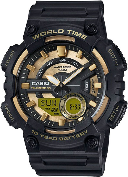 Casio AEQ-110BW-9A Casio AEQ-110BW-9AНаручные часы<br>Японские часы Casio AEQ-110BW-9A<br><br>Пол: Мужские<br>Страна-производитель: Япония<br>Механизм: Кварцевый<br>Материал корпуса: Пластик<br>Материал ремня/браслета: Пластик<br>Водозащита, диапазон: None<br>Стекло: Пластиковое<br>Толщина корпуса: 16.6 мм<br>Стиль: None